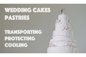 Transporting, protecting, and cooling your wedding cakes or pastries