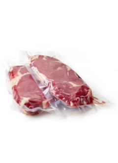 Boilable sous vide cooking pouches with beef meat