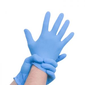Nitrile gloves, hypoallergenic, latex free